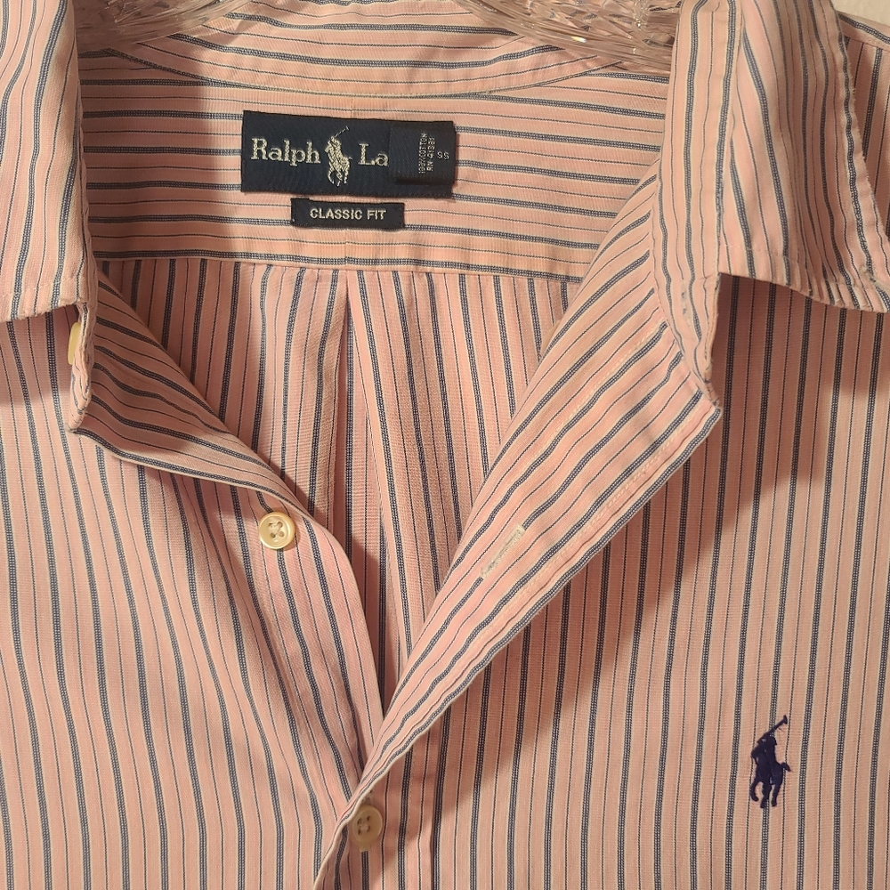 Mens Ralph Lauren Button Down Long Sleeve Shirt Sz XXL